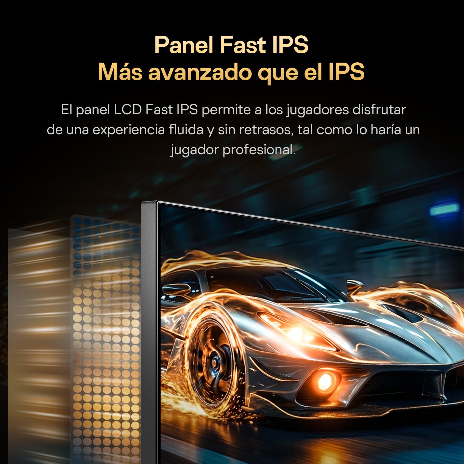 HKC Monitor Gaming 27 Pulgadas 4K UHD Fast IPS 160Hz, 1ms | Modo Dual FHD 320Hz, HDR400, 95 % DCI-P3, , HDMI 2.1 y DisplayPort 1.4, Soporte Ajustable en Altura,VESA 100×100