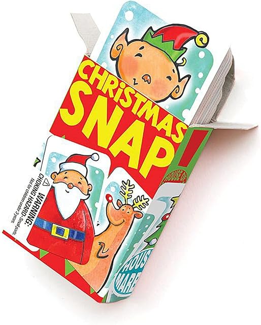 House of Marbles Christmas Snap Card Game for kids