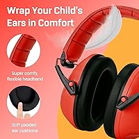 Vista 81 de Vanderfields Kids Ear Protection Earmuffs - Noise Cancelling Headphones for Kids, Autism, Toddler, Children