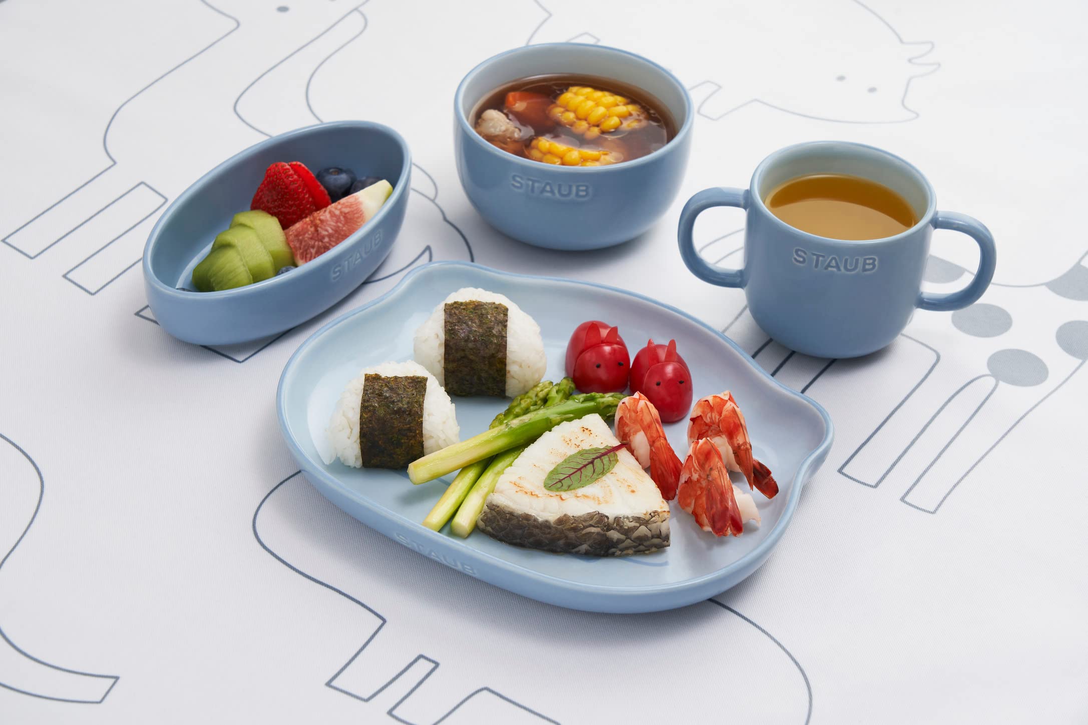 Amazon｜staub ストウブ 「 セラミック ベビー & キッズ テーブル 
