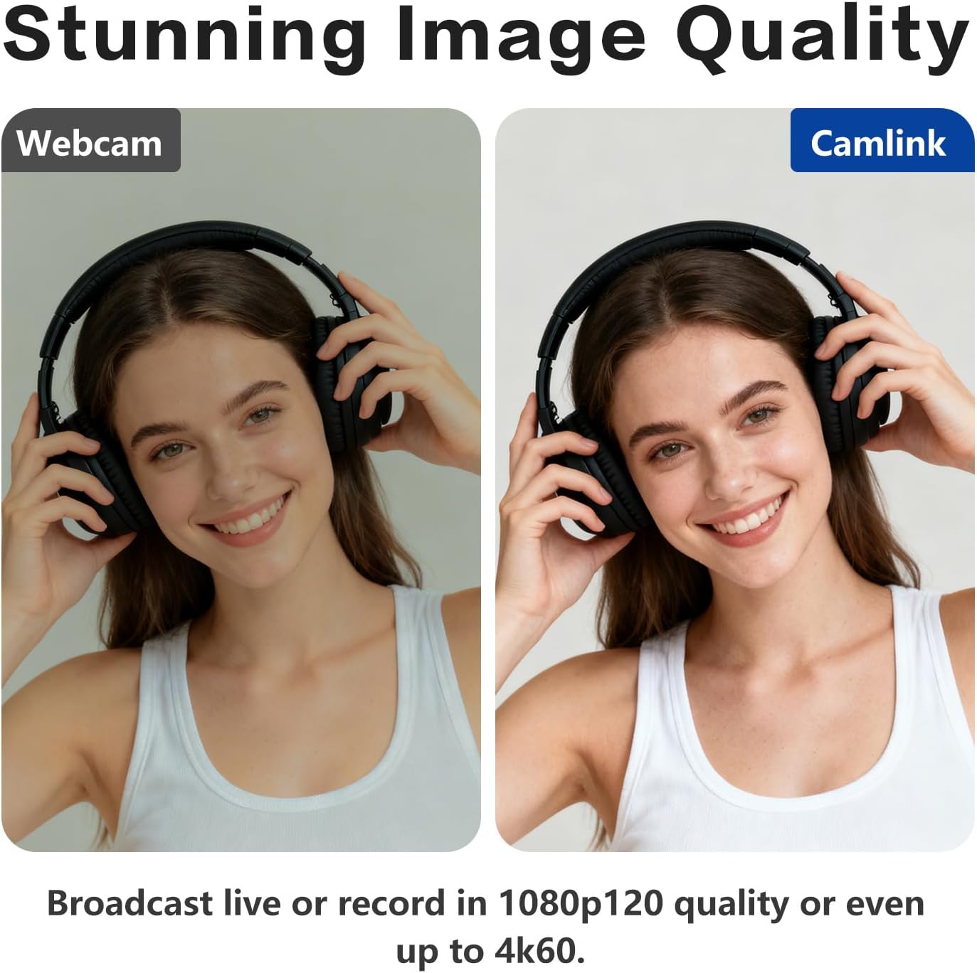 Cam Link 4K – External Capture Card for DSLR Camcorder ActionCam as Webcam, HDMI to USB 3.0, Meet/Stream/Record in 4K60/1080p120, Easy Connect for OBS/Zoom, Windows/Mac