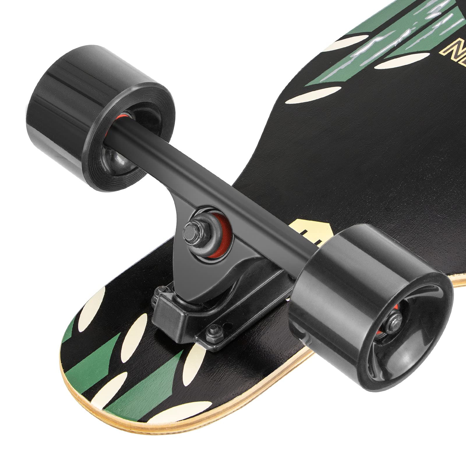Two Bare Feet Canadian Maple Longboard Skateboards Completes (Bilbao 42" Black Wheels - View #9