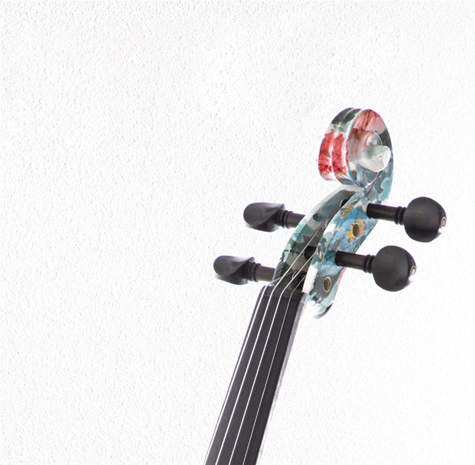 Strumento Musicale per Violino Acustico Tradizionale 4/4 Fatto A Mano Professionale con Custodia in Ebano Violini per Studenti