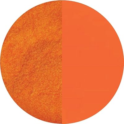 8.5 Oz Light Orange Transparent Powder Frit - 96 Coe