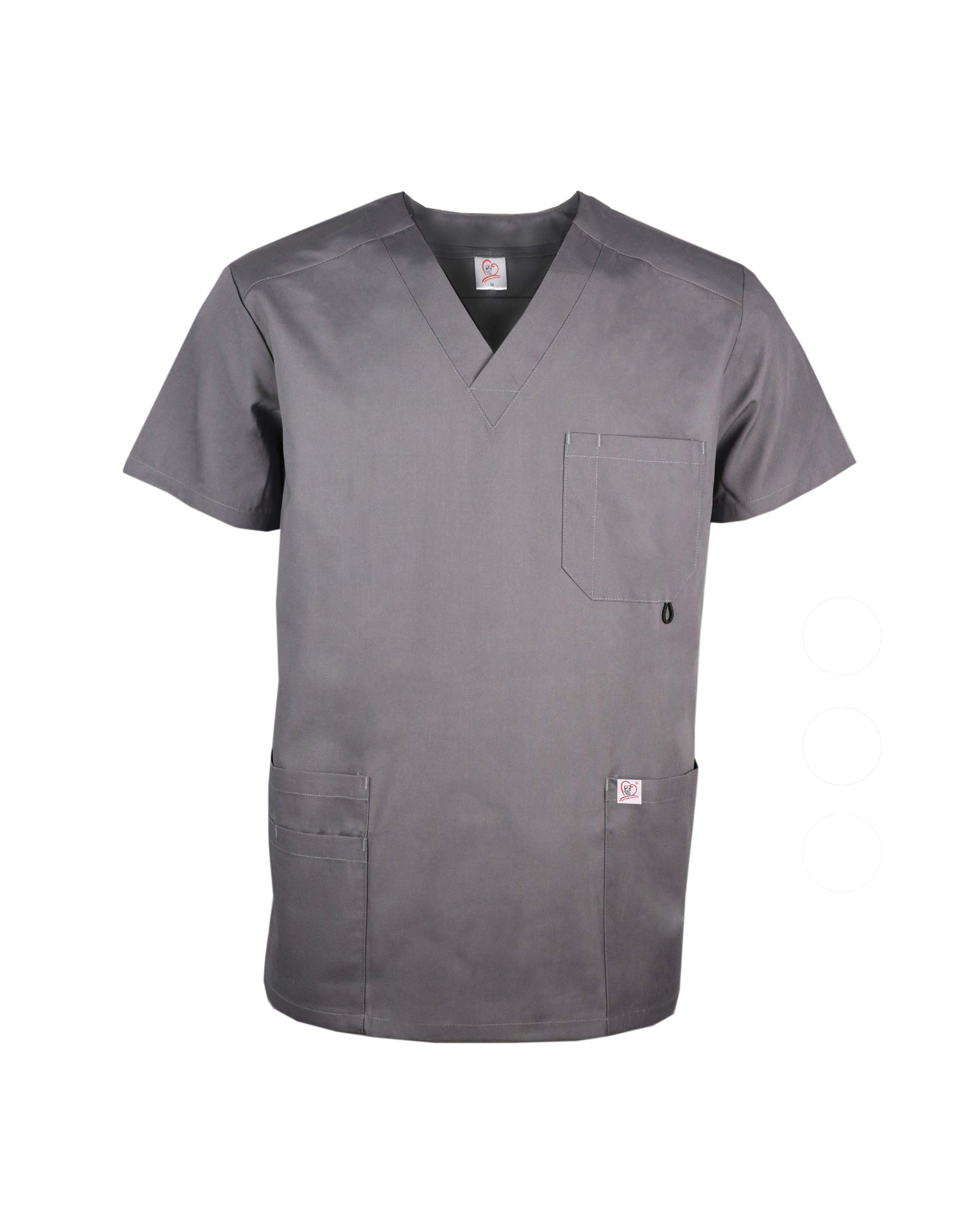 JONATHAN UNIFORM Scrubs Medical Uniform V-Neck Men's Scrub with 3 Pockets for surgery