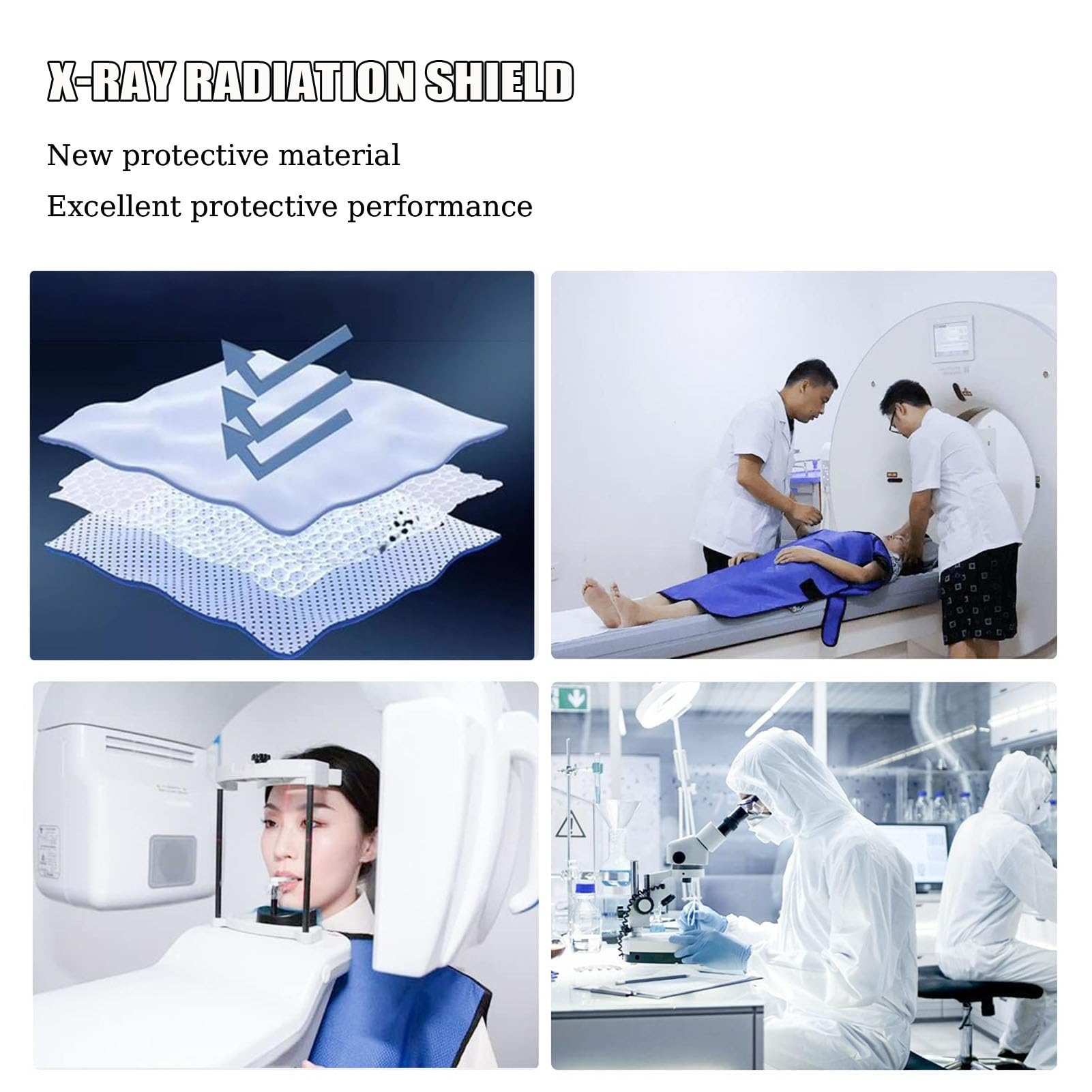 Tablier en Plomb Tablier en Plomb De Protection Contre Les Rayons X 0,5 Mmpb pour Enfants, Vêtements en Plomb De Radioprotection pour Les Cliniques Dentaires Et Médicales