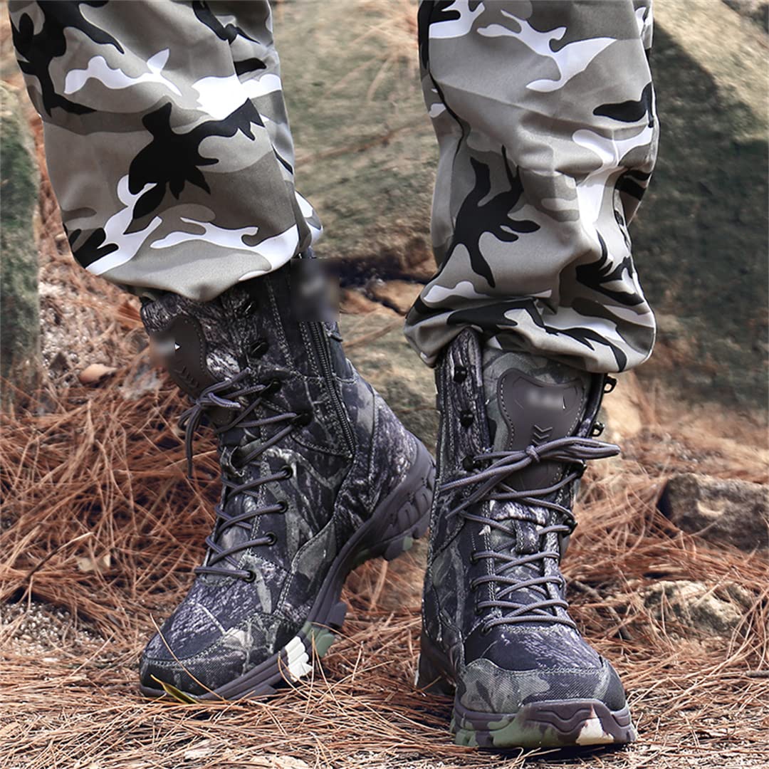 Zapatos de senderismo impermeables Zapatos tácticos de los hombres del deporte al aire libre Zapatos de escalada de montaña Botas