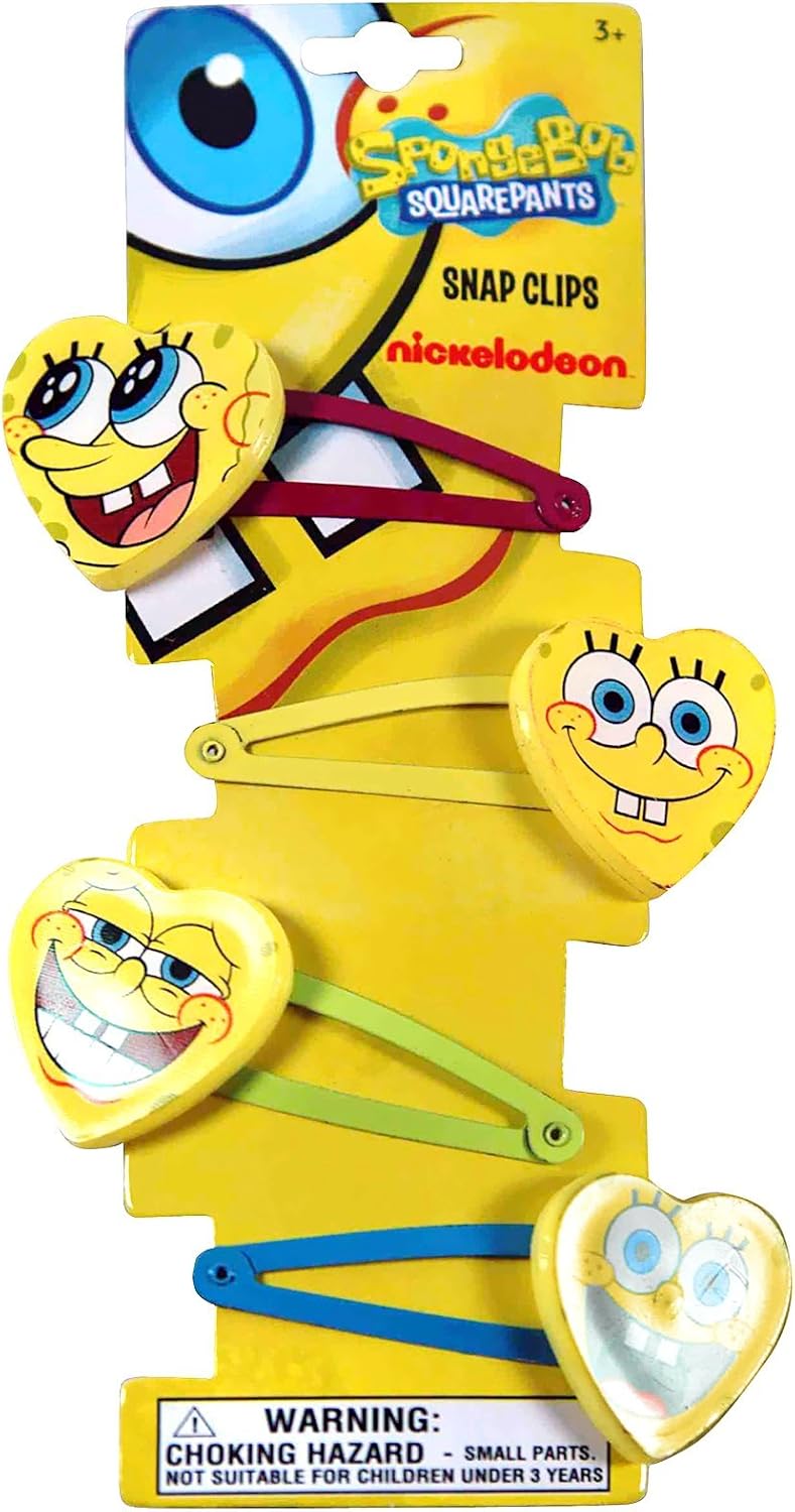 Spongebob Hair Snaps (1) Party Accessory Toys & Games