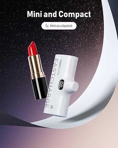 Miniatura 7 de VEEKTOMX Mini cargador portátil para iPhone, mini banco de energía de 5000 mAh, PD de 20 W, carga rápida, compacto, compatible con iPhone1414 Pro