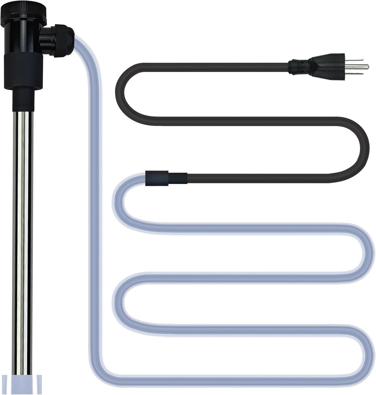 1000W Titanium Submersible Electric Immersion Water Heater for inflatable pool, Baptistry, Bathtubs, Spa Tubs, bucket & Hot Tubs