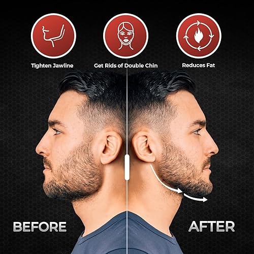 Miniatura 6 de Ejercitador de mandíbula para hombres y mujeres, juego de 6 piezas de silicona para mandíbula definida, dispositivo de tóner de mandíbula con 3