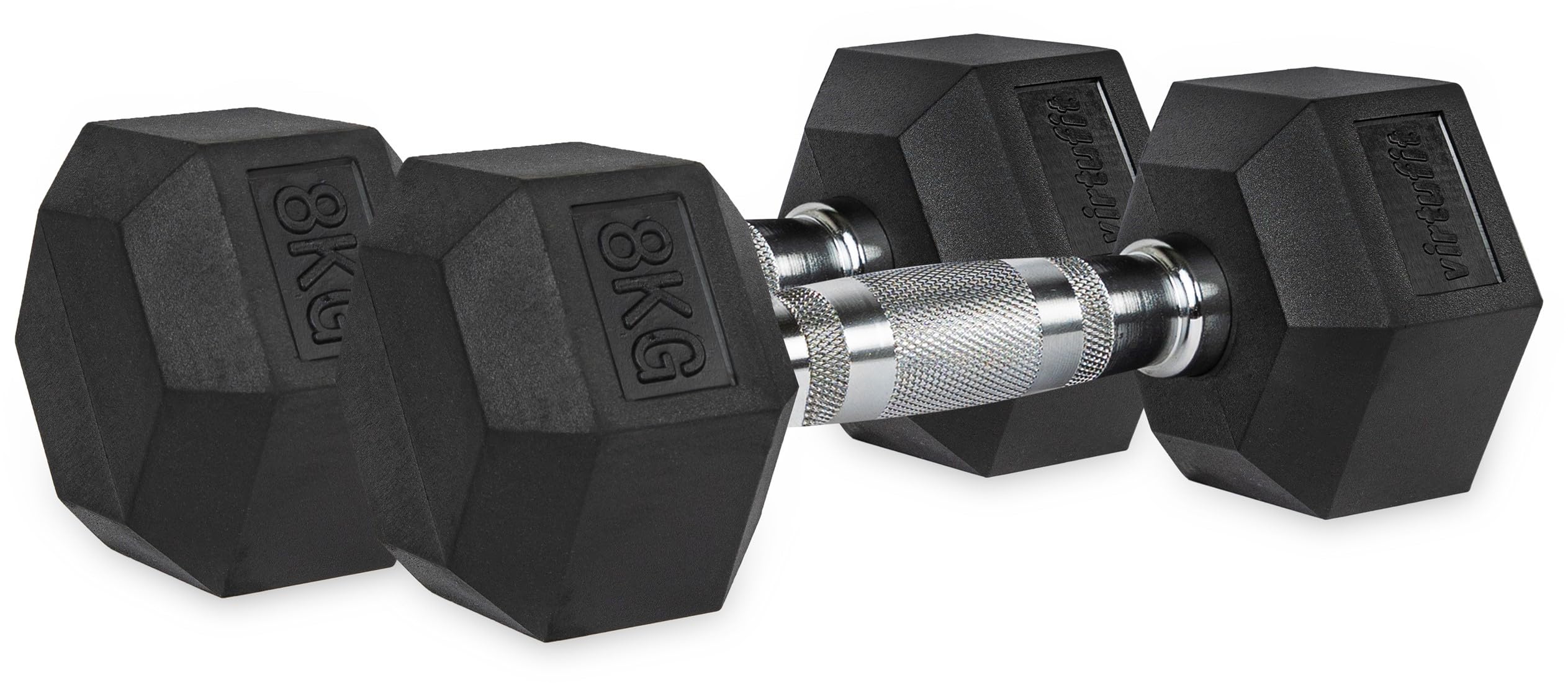 VirtuFit Hexa Dumbbell Lot d'haltères courts 2 x 8 kg