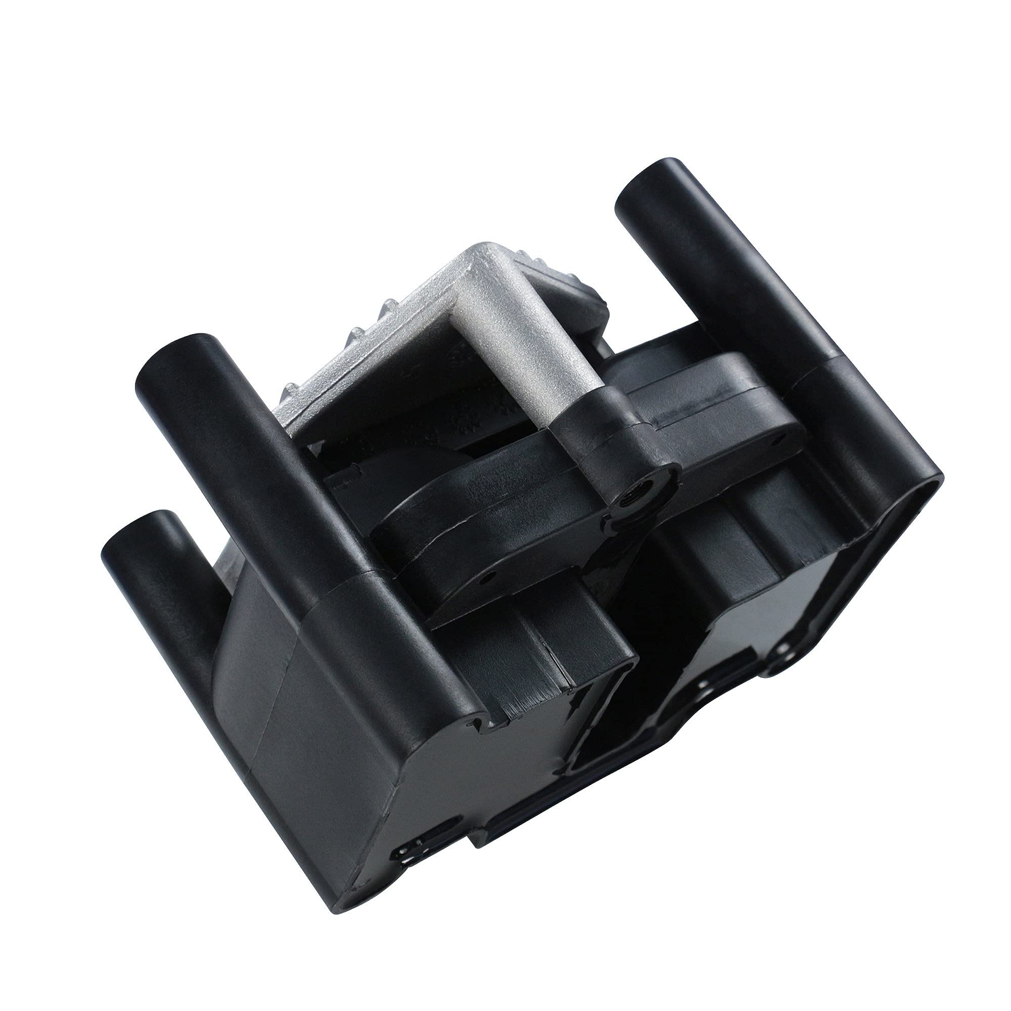 1x Bobina de encendido módulo de encendido de 4 polos + 4x cable | Compatible con: Seat Arosa, Inca, VW CADDY II Kasten/Großraumlimousine, LUPO I, POLO, POLO III CLASSIC, POLO Variant