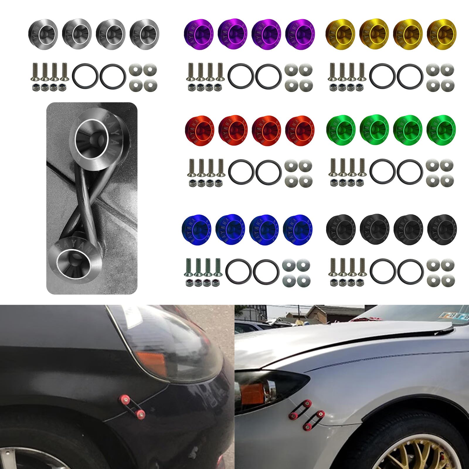 Metal Bumper Reinforcement Set For Car With Anticorrosion &