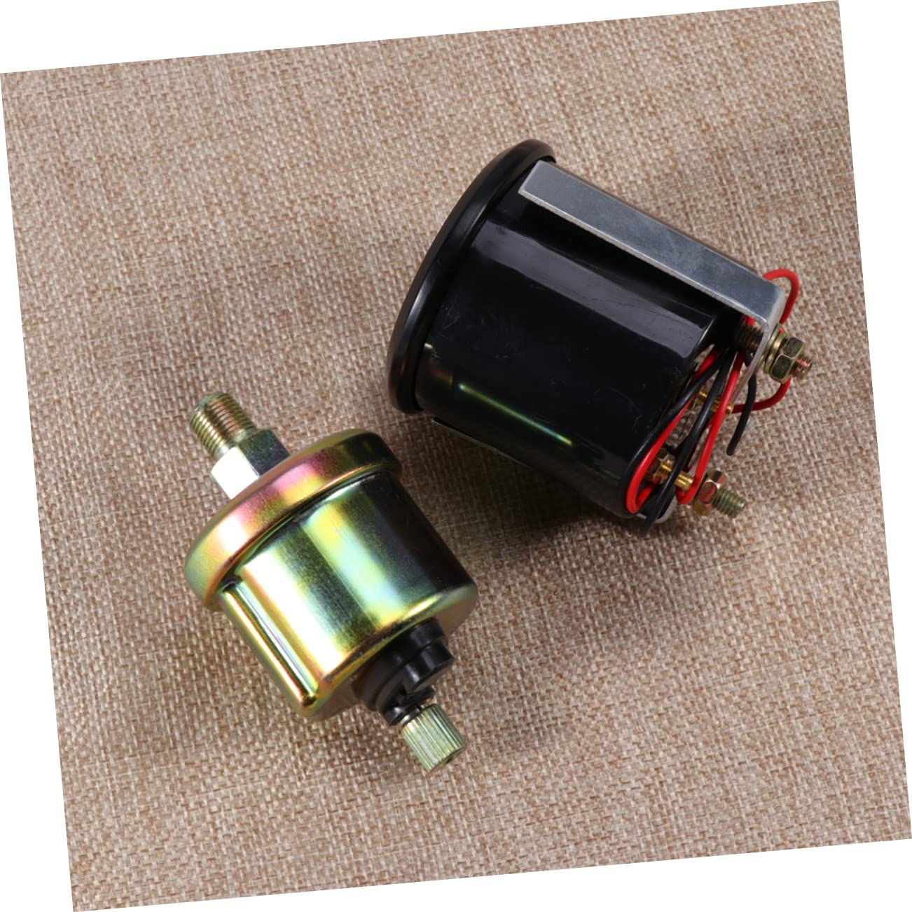 Universelle 12v 52mm Öldruckanzeige für Autos, Kunststoff