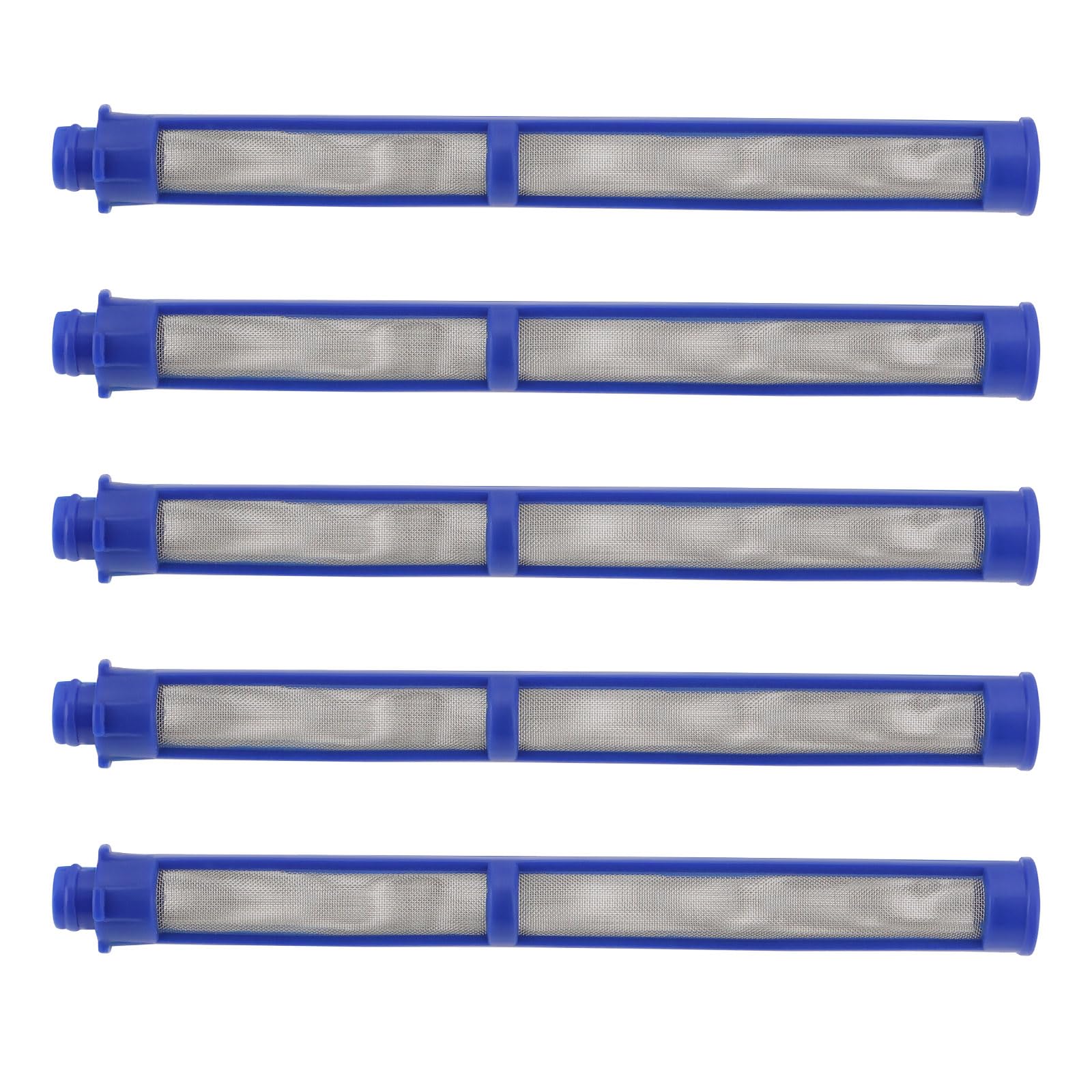 Briny River 5Pcs Airless Spray Gun Filter 287033 Compatible with Contractor II and FTx II Latex 100 Mesh Paint Sprayers Stainless Steel Mesh Airless Spray Gun Filters, Blue