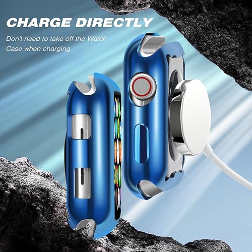 Vista 10 de ORIbox Funda ultradelgada compatible con Apple Watch Series 3 y Apple Watch Series 2, TPU HD, funda protectora completa resistente a los arañazos