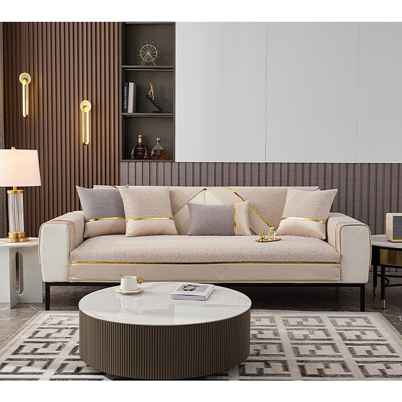 Amazon.com: Yokqexz Sofa Cover 1 2 3 Seater Couch Cushion