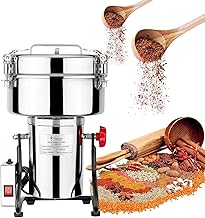 Vishvas Oil Maker Instant Dry Masala Grinder Machine for Business with 3-3.5kg Capacity Mixer Grinding for Spices, Herbs and Dry Fruits Masala Grinder VI-3000(B), Stainless Steel