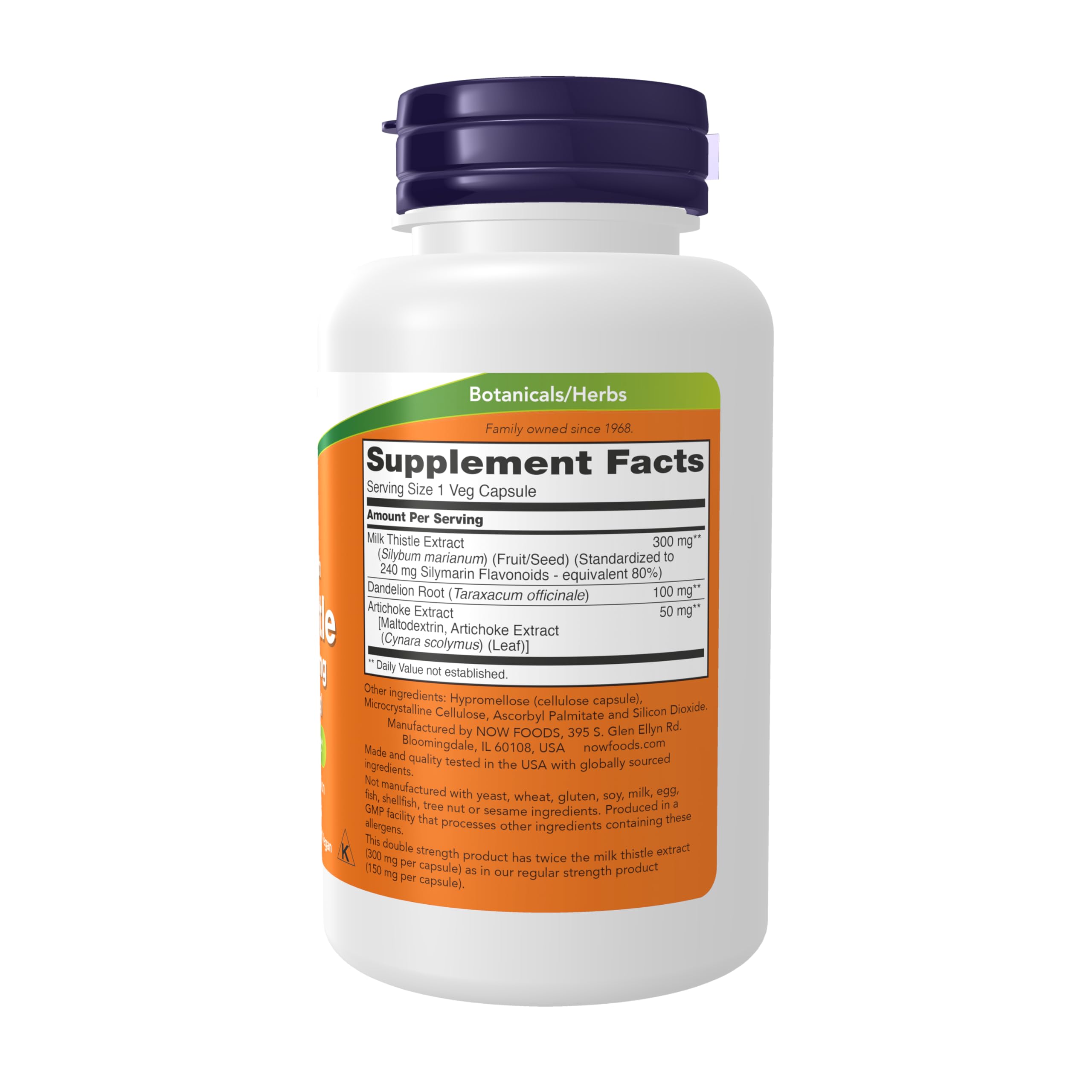 NOW Supplements, Milk Thistle Extract, Silymarin (240 mg), 100 Veg Caps — Amazon image 2