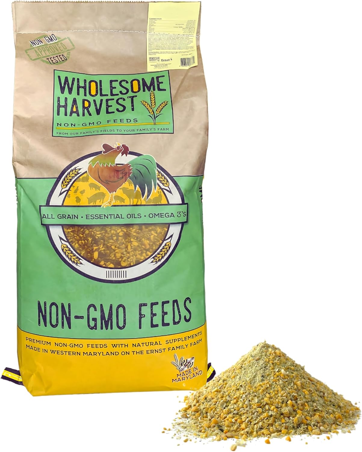 Non-GMO Soy-Free Corn-Free Poultry Grower 40 lb