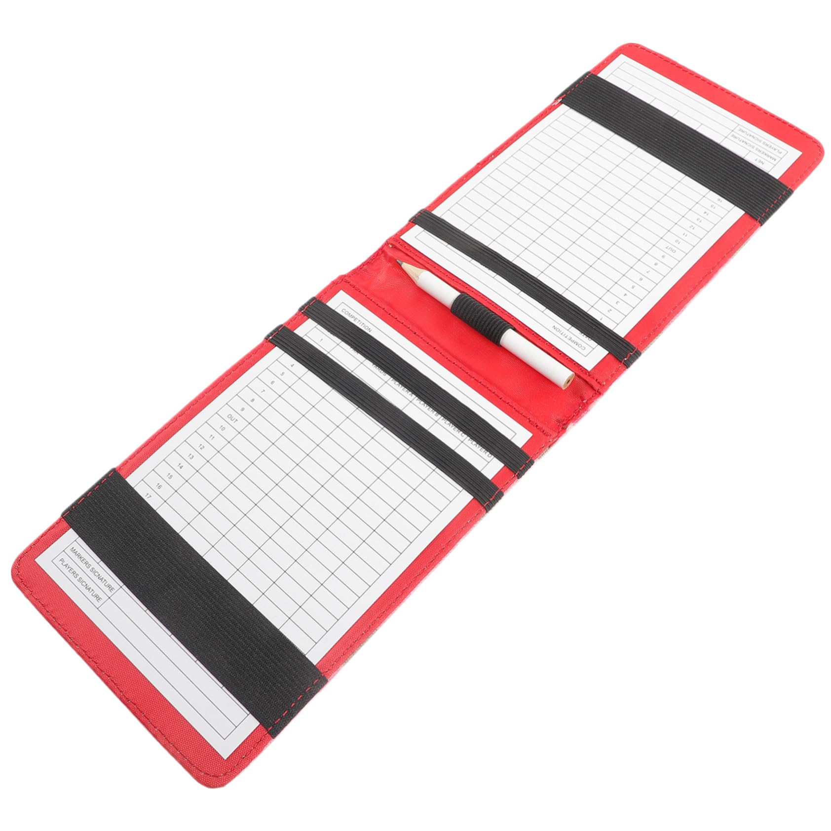 SUPVOX Golf Scorecard Sheets Holder Golf Scorecards Book Lightweight Scorebook Caddy Notebook