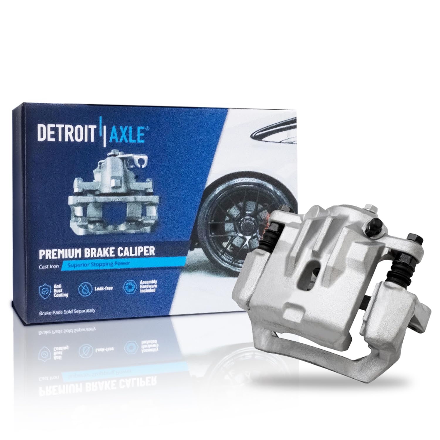 Detroit Axle - Rear Right Caliper for 2.5L 10-14 Subaru Legacy Outback
