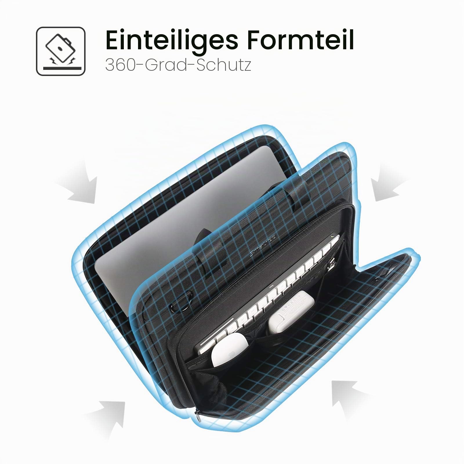 Smatree Laptop Hartschale Aktentasche 16 Zoll, Tragetasche Kompatibel für 15,6-16zoll Samsung Galaxy Book3 360/Book3 pro/Book3 Ultra/Book3 pro 360/Book2 Pro 360 Tasche