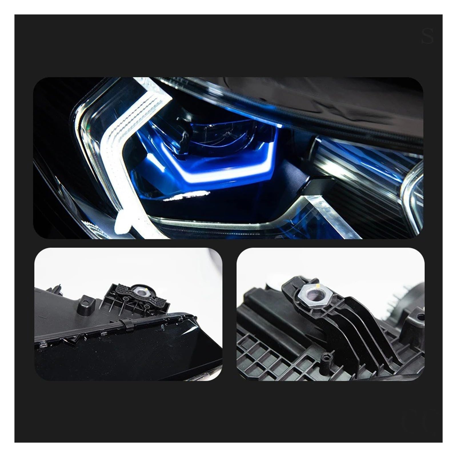 Faro Proiettore Anteriore 1 Coppia Per X5 G05 2019 2020 2021 2022 Fari LED Auto Fari Anteriori DRL Accessori Proiettori Segnale(Laser)
