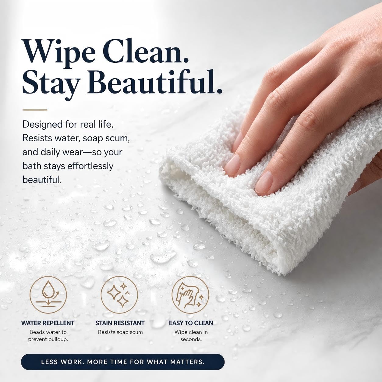 Crystal Clear PEVA Shower Curtain Liner 72x72 with Metal Grommets T8054