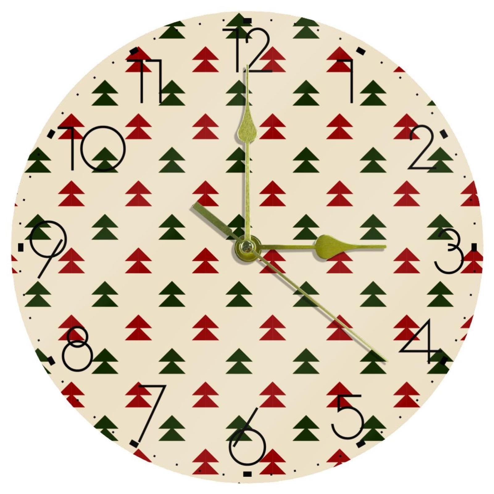 Horloge murale ronde sans bruit pour retrouver le sommeil