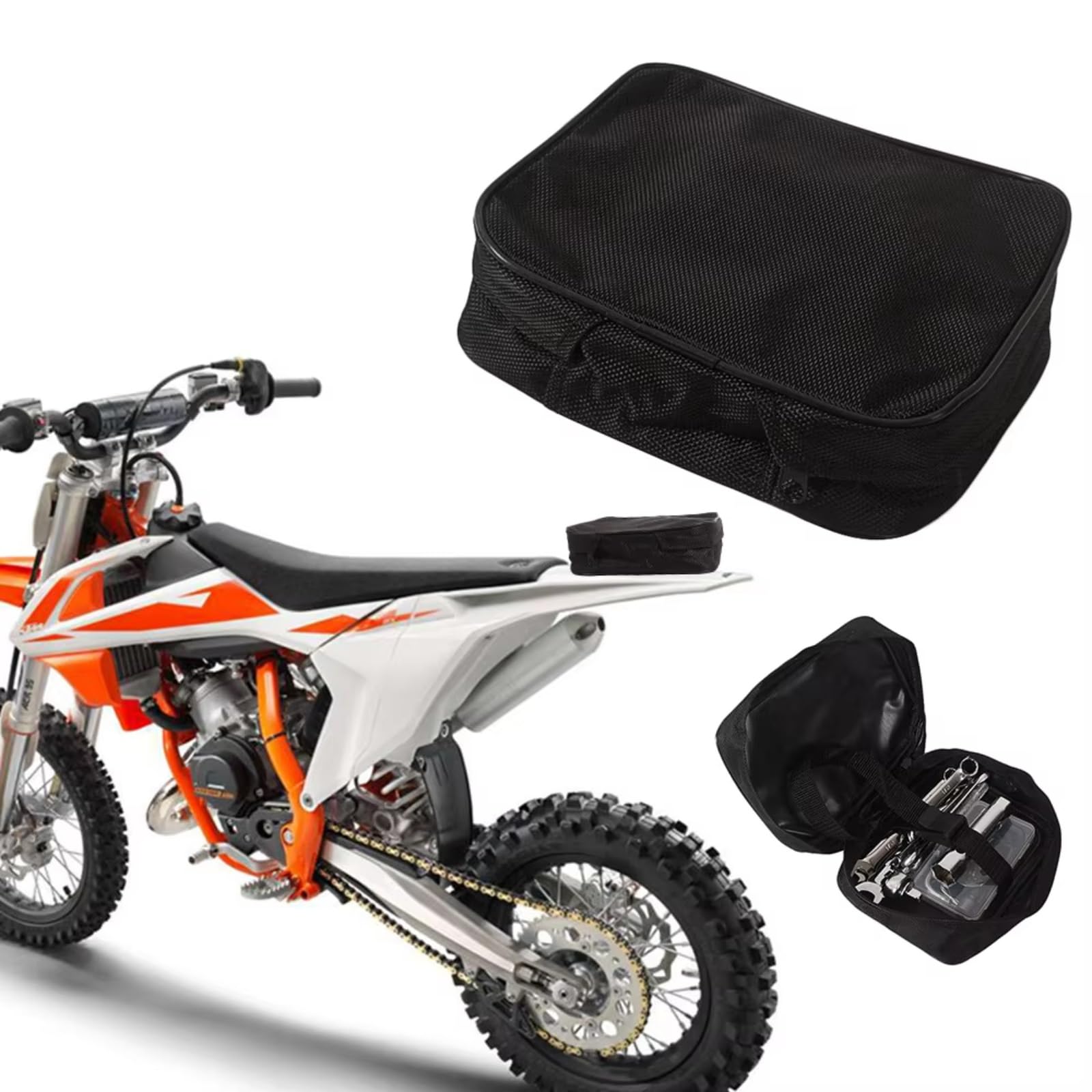 Borsa Universale Per Crash Bag Bici Per Cross Borse Bagagli Posteriore Moto Fuoristrada In Nylon Copertura Bordo Sacche Moto