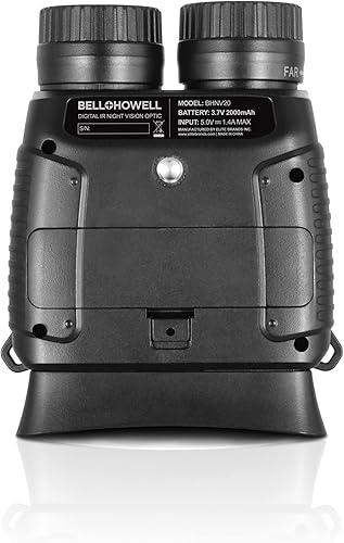 Miniatura 7 de Bell+Howell BHNV20 10x Monocular digital con visión nocturna IR y LCD de 2.4" Negro