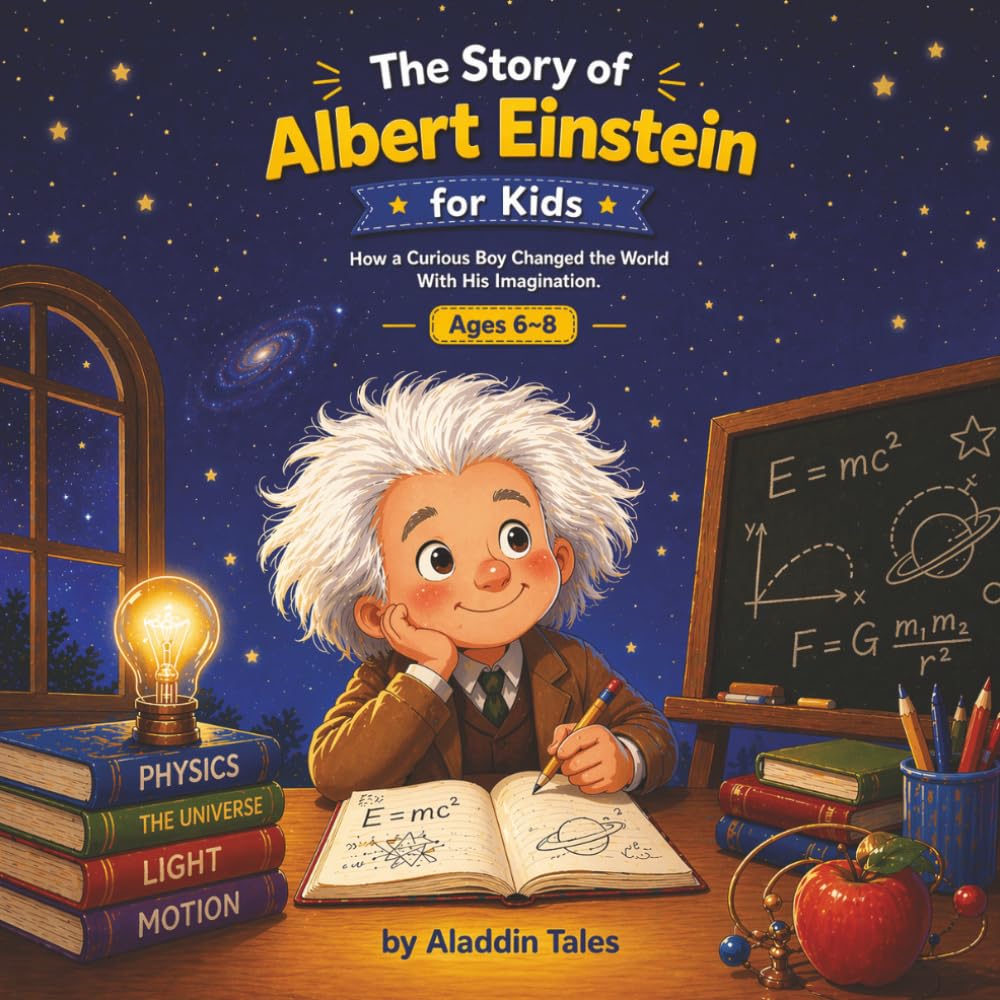 The Story of Albert Einstein for Kids: How a Curious Boy Changed the World With His Imagination (The Story of… for Kids Series)