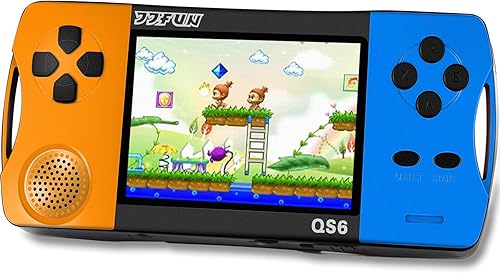 Juegos de mano de 16 bits para niños con pantalla grande IPS de 3.2 pulgadas incorporada, 216 videojuegos retro, reproductor de juegos portátil con