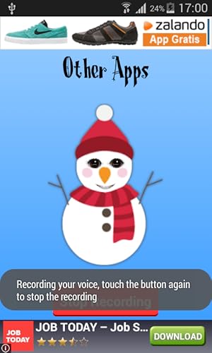Christman Talking Snowman