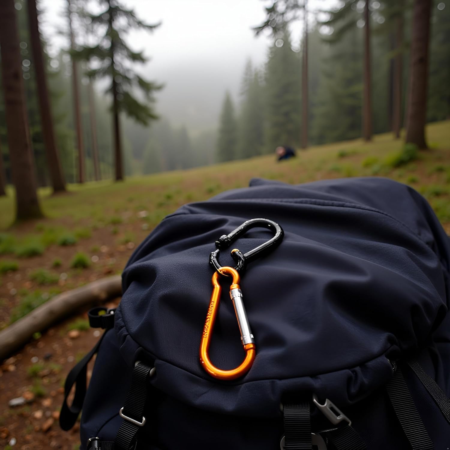 5 Pcs 4" Aluminum Carabiner Clip Big Spring Snap Key Chain Hook for Outdoor Carabeaner Keychain Clip Great for Outdoors Keychains Gear Organization Accessory - Image 2