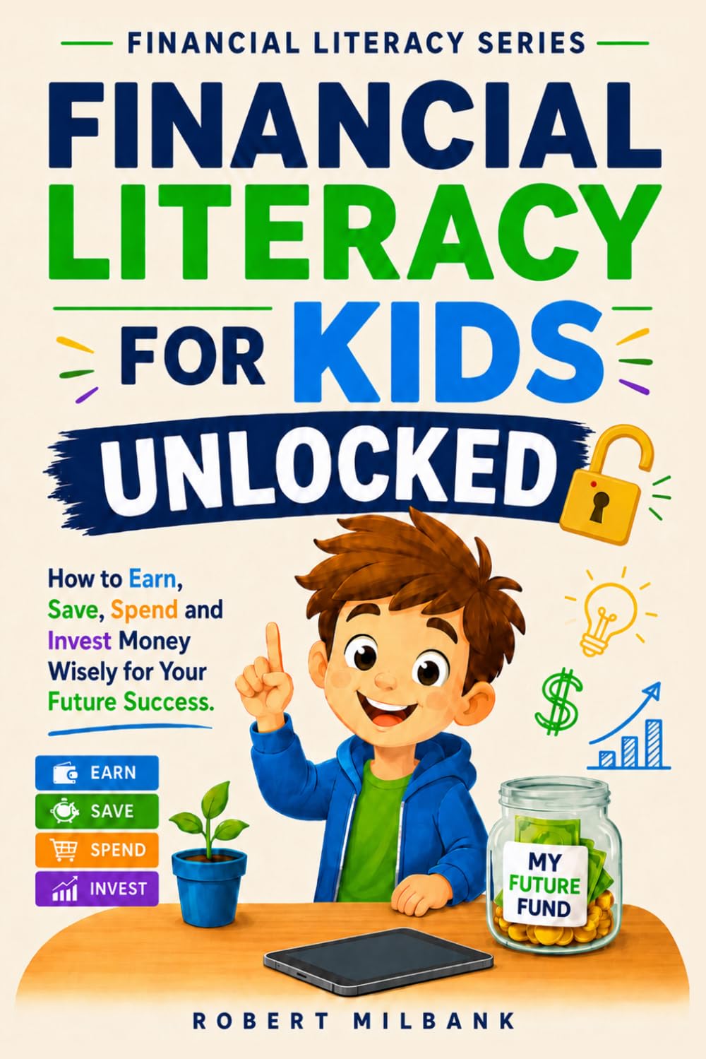Financial Literacy for Kids Unlocked: How to Earn, Save, Spend and Invest Money Wisely for Your Future Success