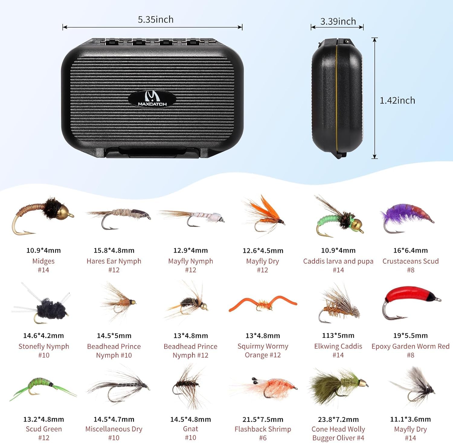 Maximumcatch Extreme-X Fliegenfischer-Kombination aus Rute und Rolle, 3-8wt Combo
