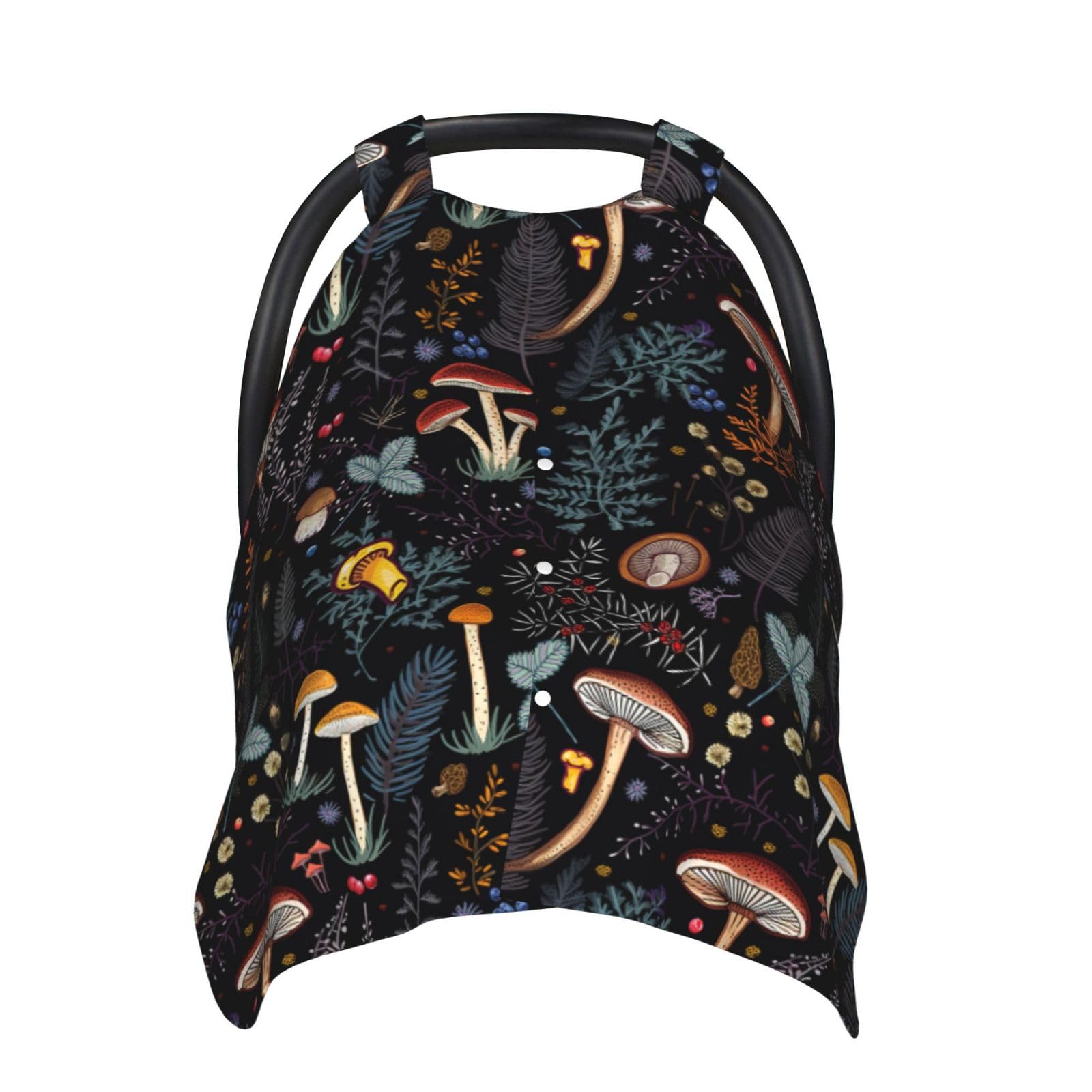 Mushroom Baby Car Seat Canopy Cover Multi Use Nursing Cover for Newborn Car Seat Canopy Mom Nursing Breastfeeding Covers Newborn Shower Gifts