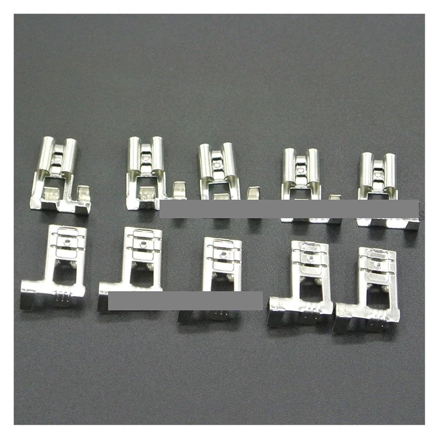 2000pcs 6.3mm Flag Terminals - Non Insulated Female Right Angle Spade Crimp VUQLDHAYZ