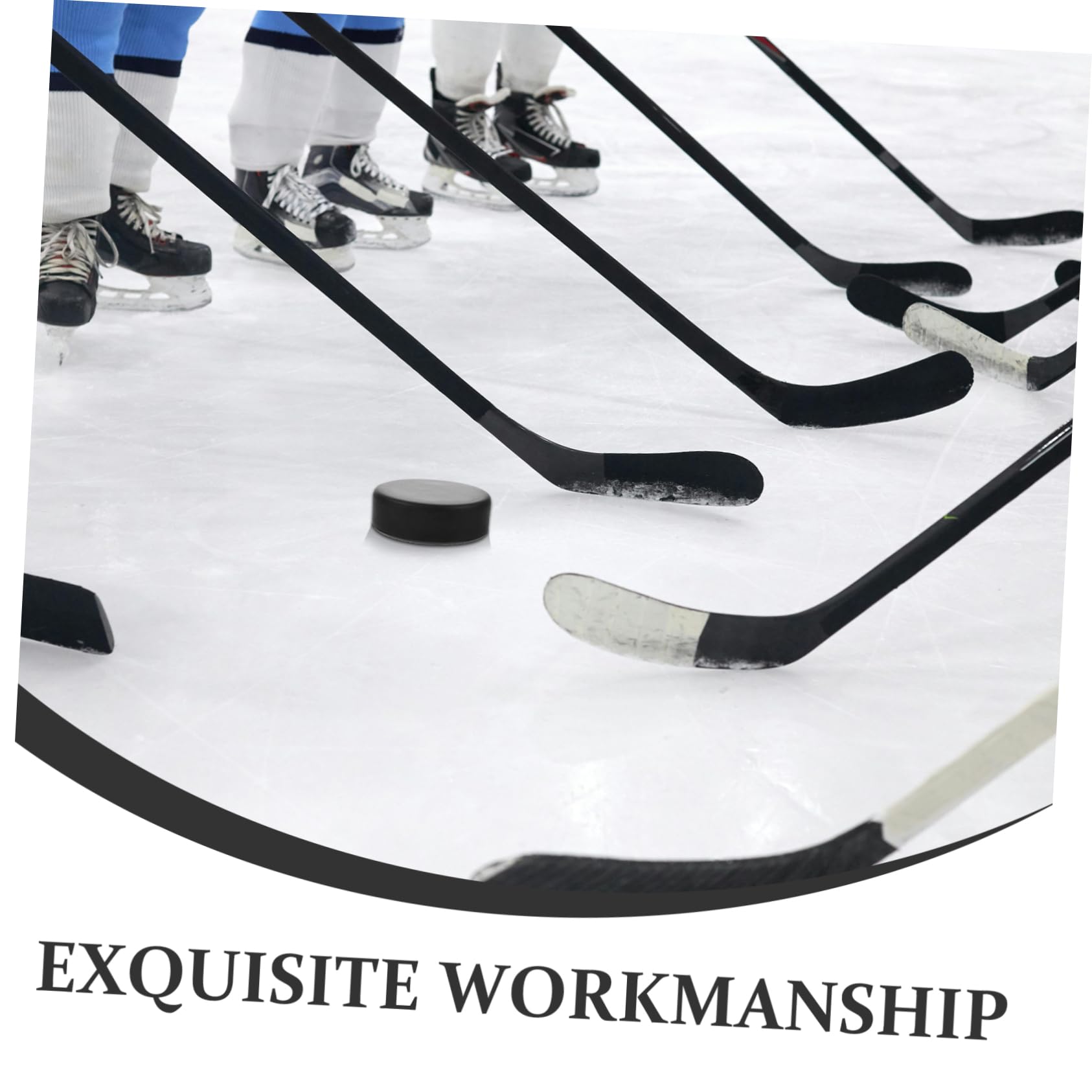 Toddmomy Palet Blades Hockey Le Hockey Rondelles De Hockey pour Débutants Rondelles De Hockey sur Air Rondelle De Hockey Réglementaire Officielle Rondelle De Sport PU Black 6pcs * 2
