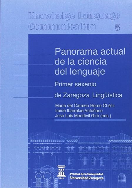 Portada de Panorama actual de la ciencia del lenguaje. Primer sexenio de Zaragoza Lingüística