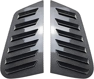 Fit Compatible for Volkswagen Golf 4 MK4 2000-2006 1997 1998 1999Car Rear Window Louver Shutter Cover Scoop Side Vent Trim Windshield Cover(Carbon Look)