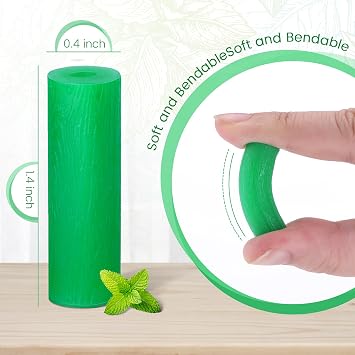 Aligner Chew for Invisalign Aligners 20 Mint-Chew & 2 Removal Tools, Food-Grade Silicone, Flexible & Durable Aligner Seater for Invisalign, Helps Reduce Gaps & Improve Fit for Teens & Adults
