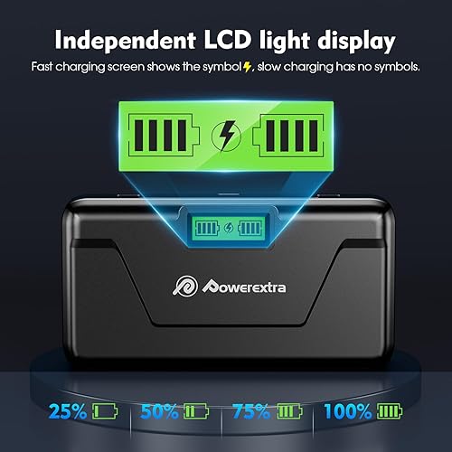 Miniatura 4 de Batería LP-E12 y cargador dual rápido de 20 W compatible con batería Canon LP-E12 y cámaras digitales Canon EOS M50, M50 Mark II, M, M2, M10, M100,