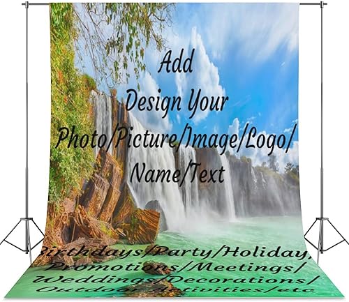 Telón de fondo personalizado, personalización, fondos de estudio fotográfico, diseño de tu propio logotipo, texto, fotografía, tela, iluminación,