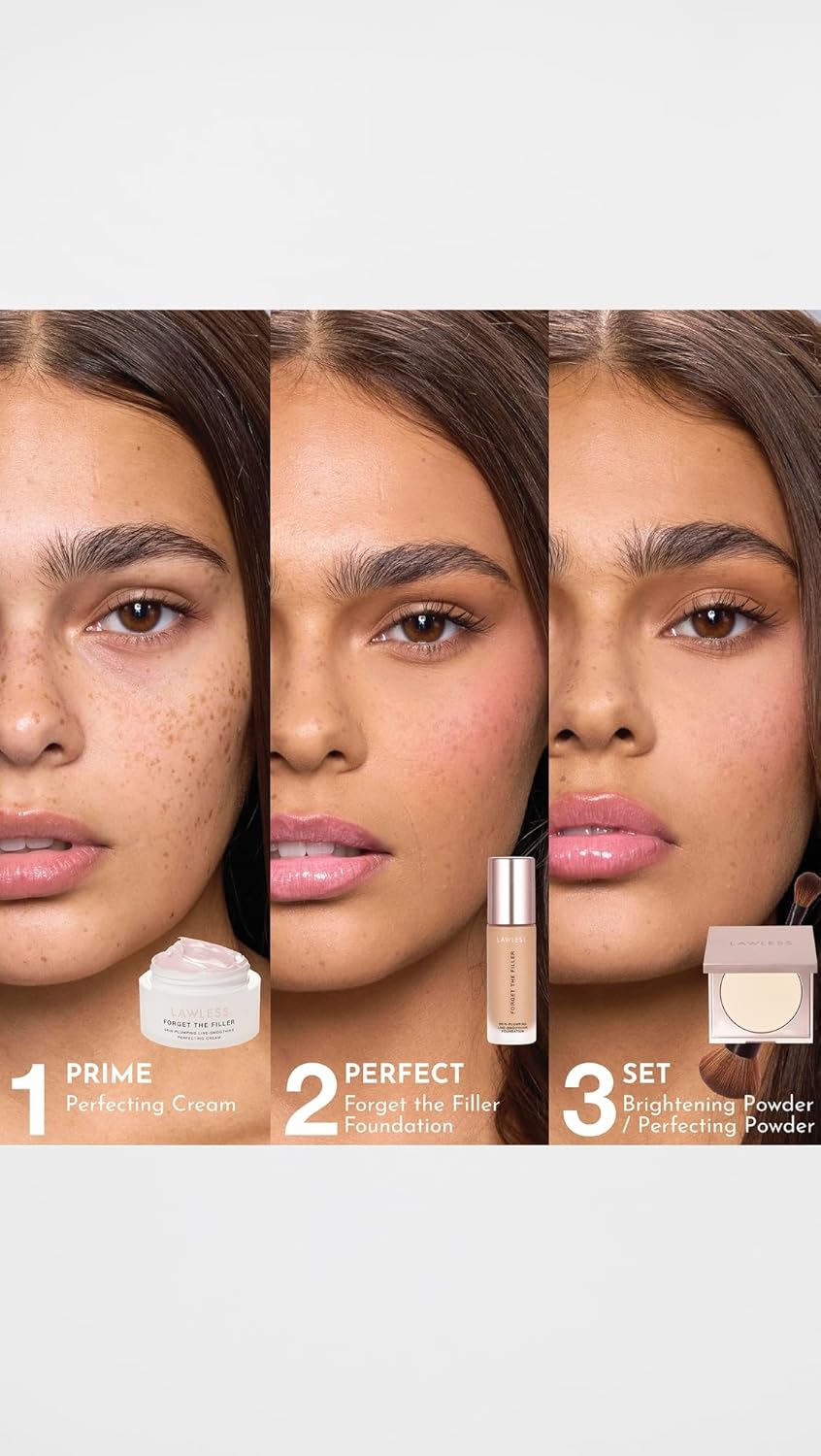 LAWLESS Women's Perfecting Powder Brightening, Banannie, 0.34 Ounce - Image 3