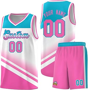 Custom Basketball Jersey Shorts Set Design Name Number for Men Adult Youth