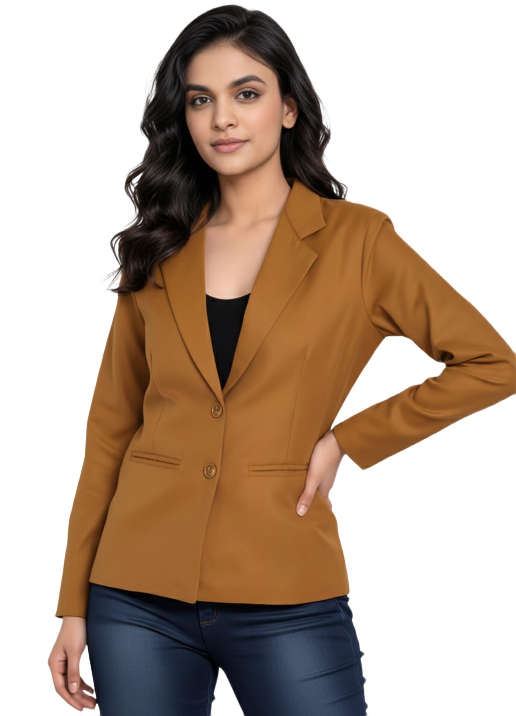 Smart Casual Formal Blazer for Women, Regular Fit Stylish Blazer for Women